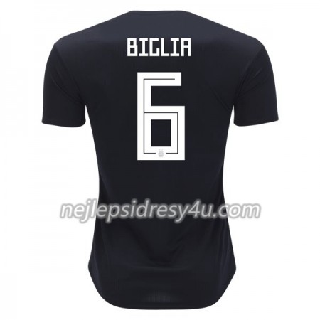 Fotbalový Dres Argentina Biglia 6 Venkovní MS 2018